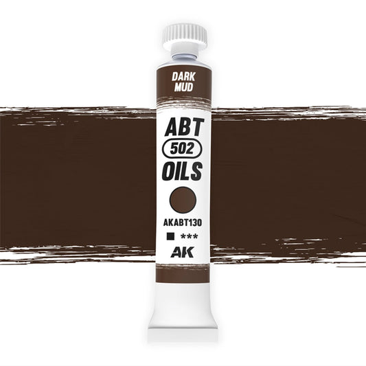 Abteilung 502 oil paint Dark Mud for model weathering