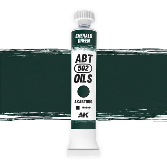 Abteilung 502 oil paint Emerald Green for model weathering