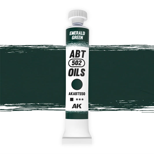 Abteilung 502 oil paint Emerald Green for model weathering