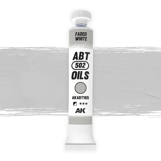 Abteilung 502 oil paint Faded White for model weathering