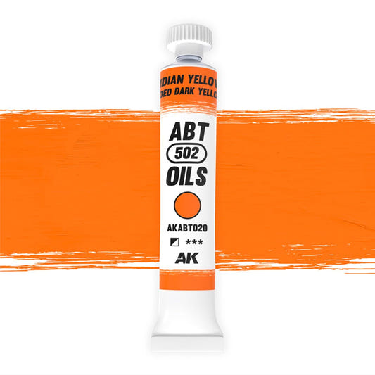 Abteilung 502 oil paint Indian Yellow / Faded Dark Yellow for model weathering