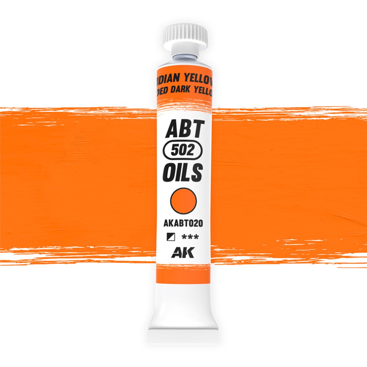 Abteilung 502 oil paint Indian Yellow / Faded Dark Yellow for model weathering