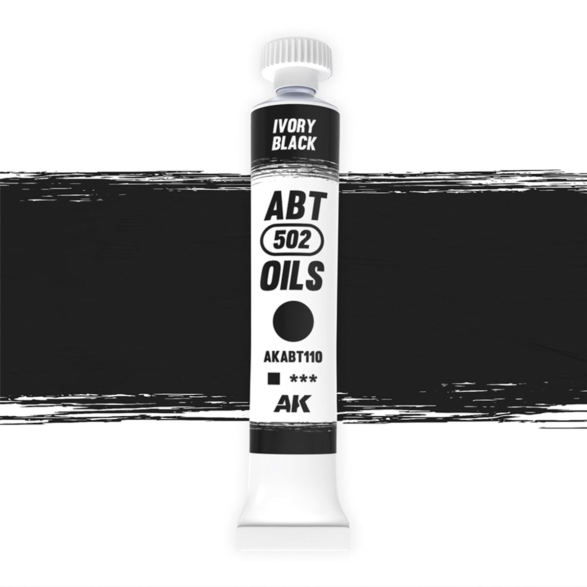 Abteilung 502 oil paint Ivory Black for model weathering
