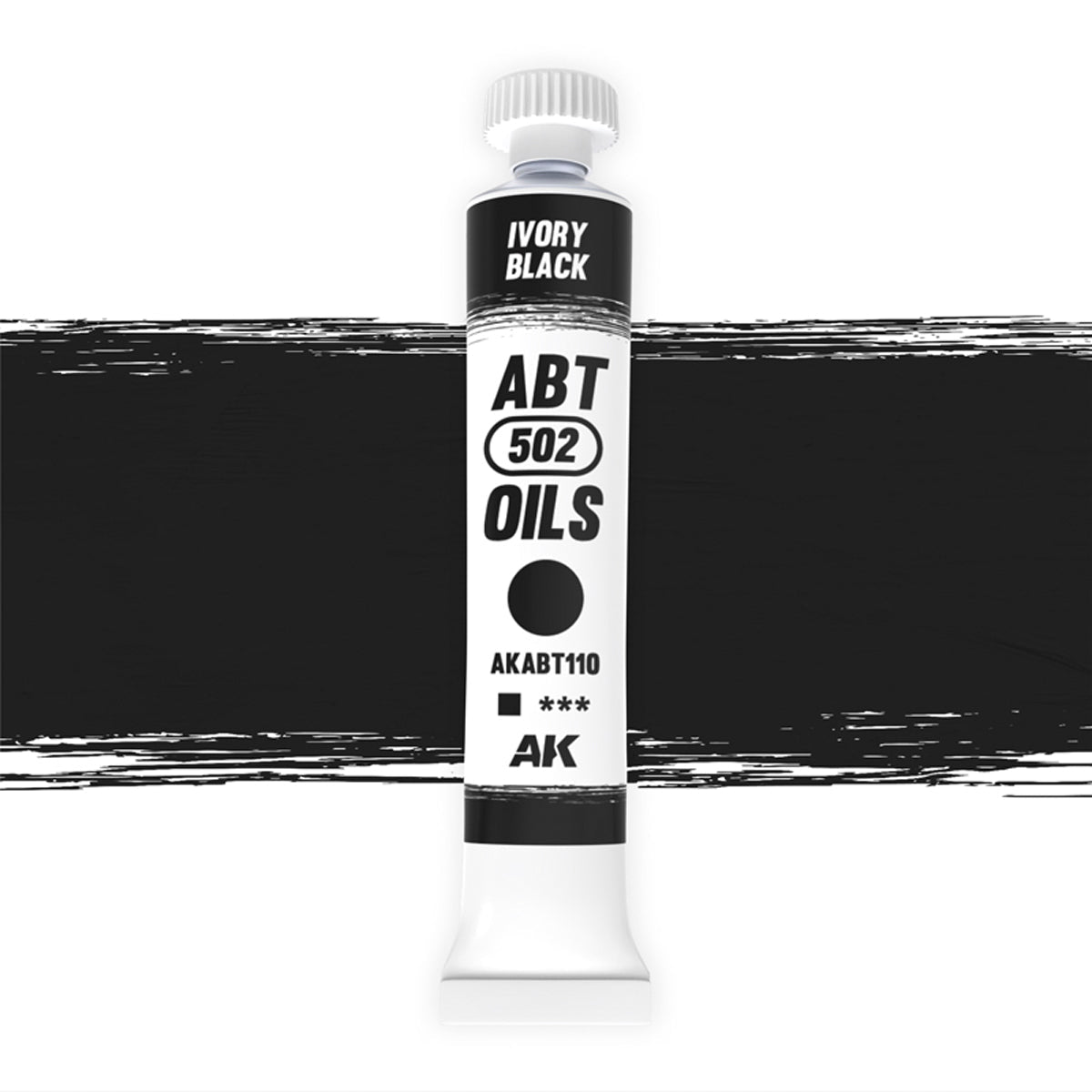 Abteilung 502 oil paint Ivory Black for model weathering