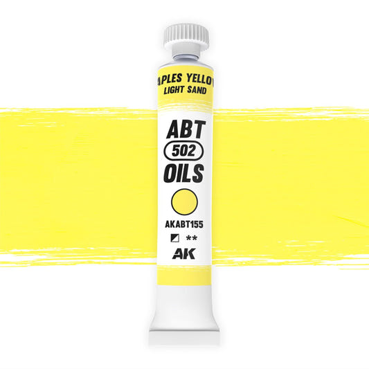 Abteilung 502 oil paint Naples Yellow / Light Sand for model weathering
