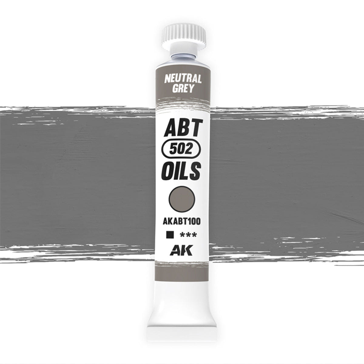 Abteilung 502 oil paint Neutral Grey for model weathering