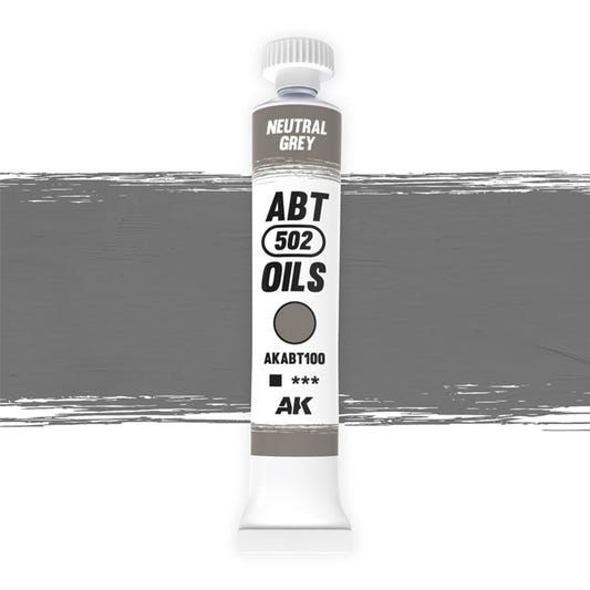 Abteilung 502 oil paint Neutral Grey for model weathering