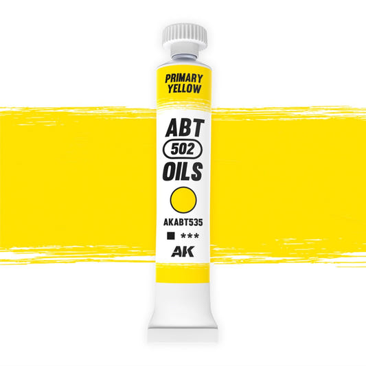 Abteilung 502 oil paint Primary Yellow for model weathering