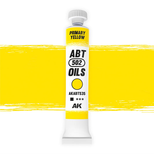 Abteilung 502 oil paint Primary Yellow for model weathering