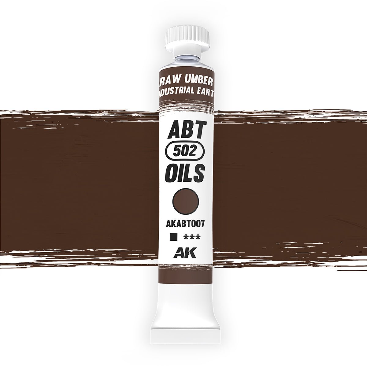Abteilung 502 oil paint Raw Umber / Industrial Earth for model weathering