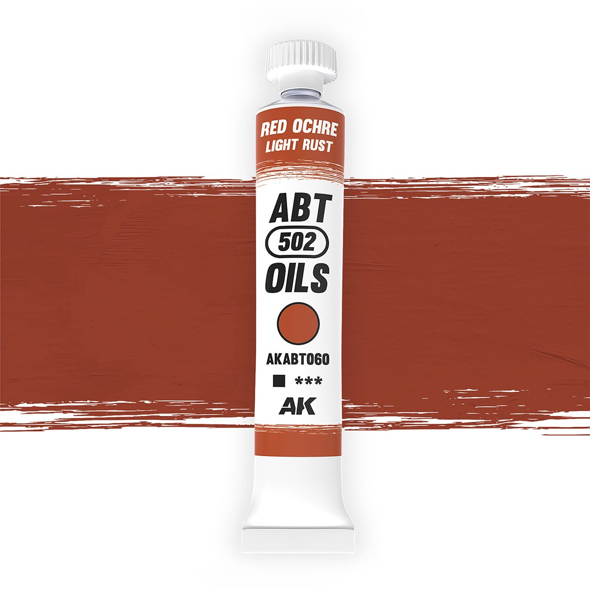 Abteilung 502 oil paint Red Ochre / Light Rust for model weathering