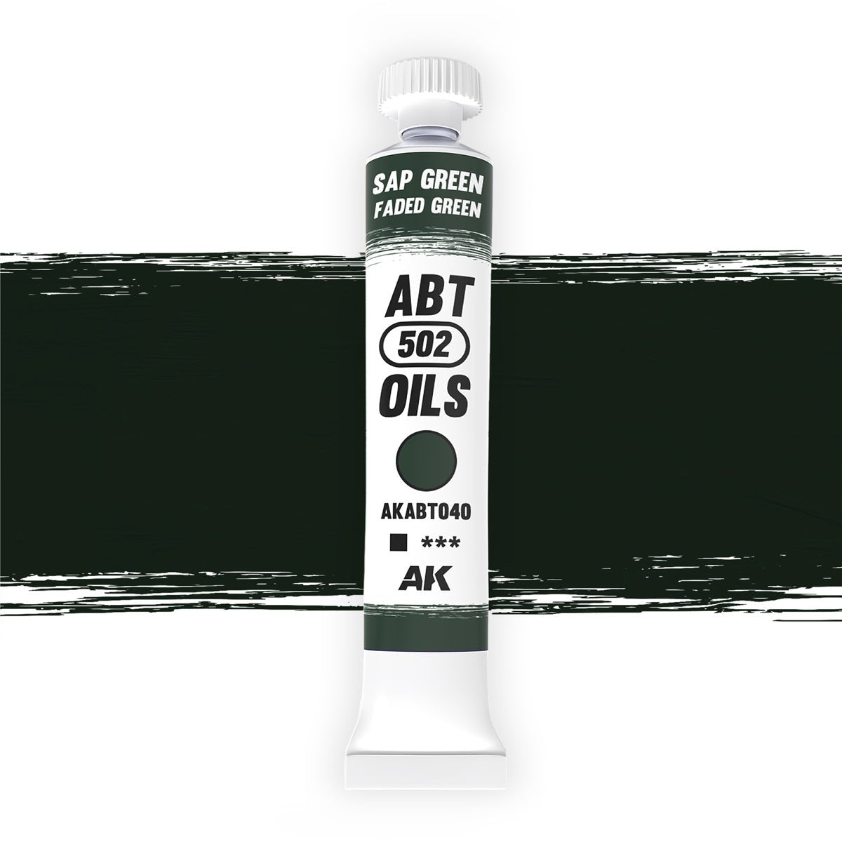 Abteilung 502 oil paint Sap Green / Faded Green for model weathering