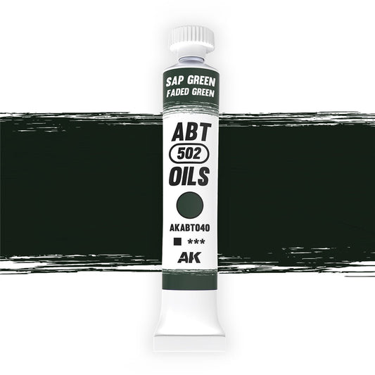 Abteilung 502 oil paint Sap Green / Faded Green for model weathering