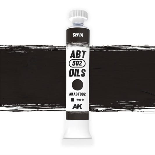 Abteilung 502 oil paint Sepia for model weathering