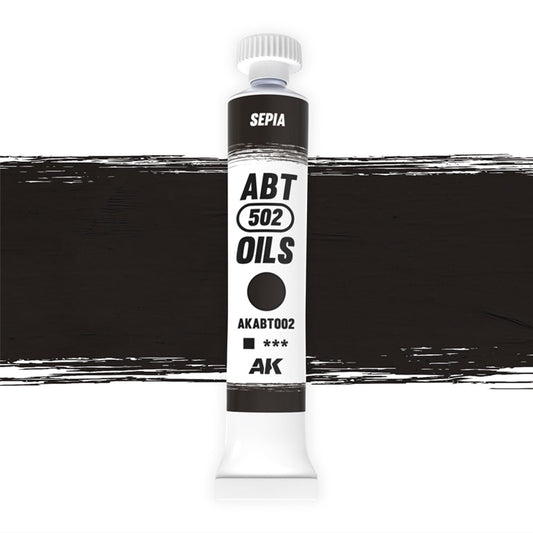 Abteilung 502 oil paint Sepia for model weathering