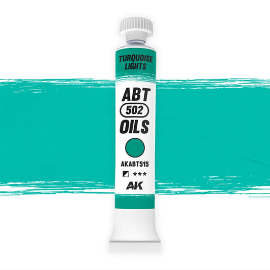 Abteilung 502 oil paint Turquoise Lights for model weathering