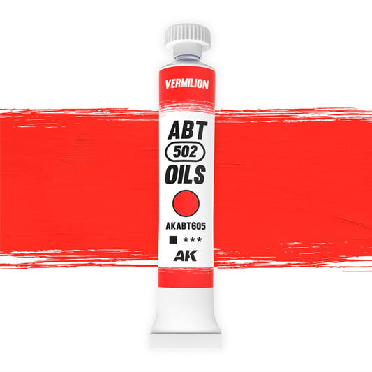 Abteilung 502 oil paint Vermilion for model weathering