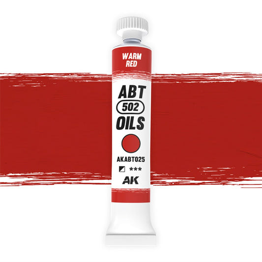 Abteilung 502 oil paint Warm Red for model weathering