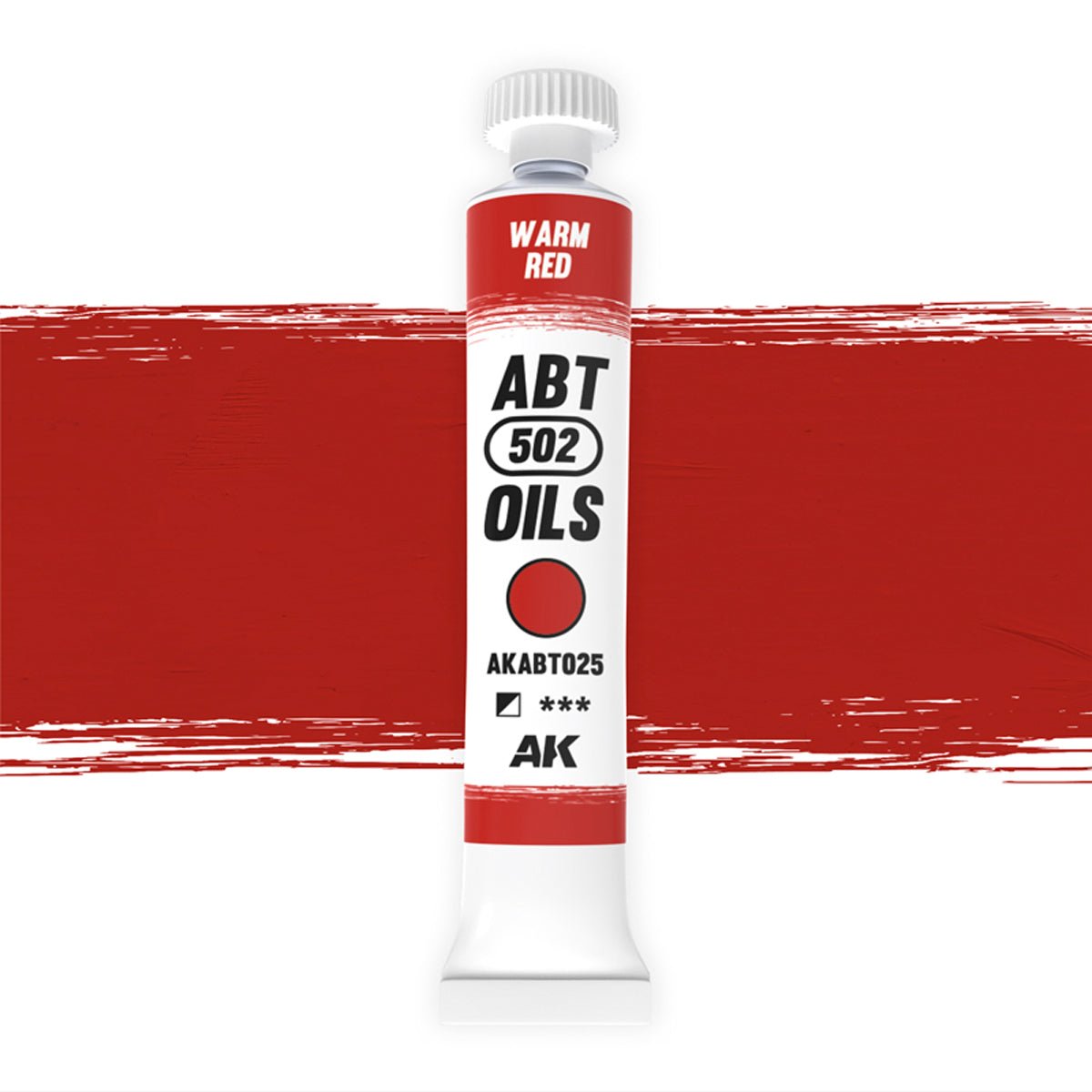 Abteilung 502 oil paint Warm Red for model weathering