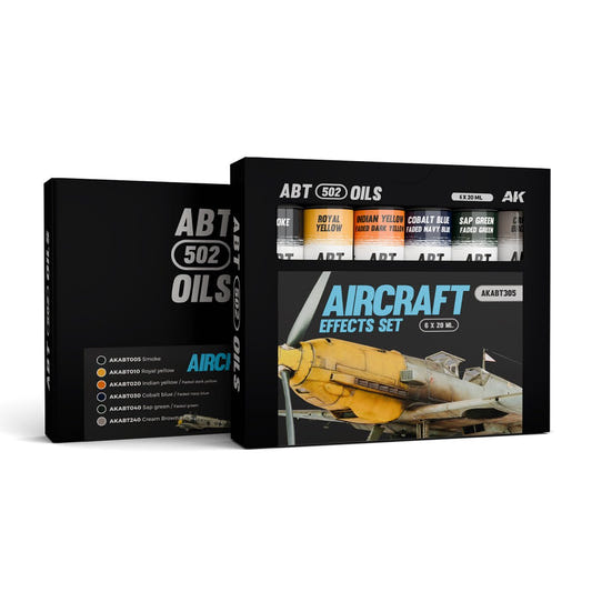 Abteilung 502 oil paint Aircraft Effects Set for model weathering
