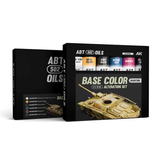 Abteilung 502 oil paint Base Color Alteration Set for model weathering
