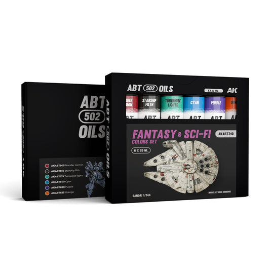 Abteilung 502 oil paint Fantasy & Sci-Fi Colors Set for model weathering