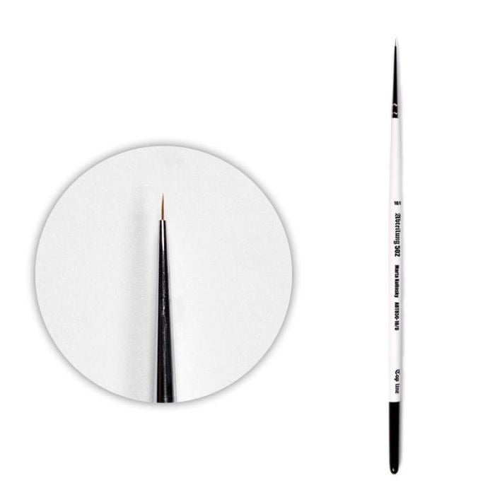 Abteilung 502 TOP LINE Kolinsky Sable Brush 10/0 modelling brush