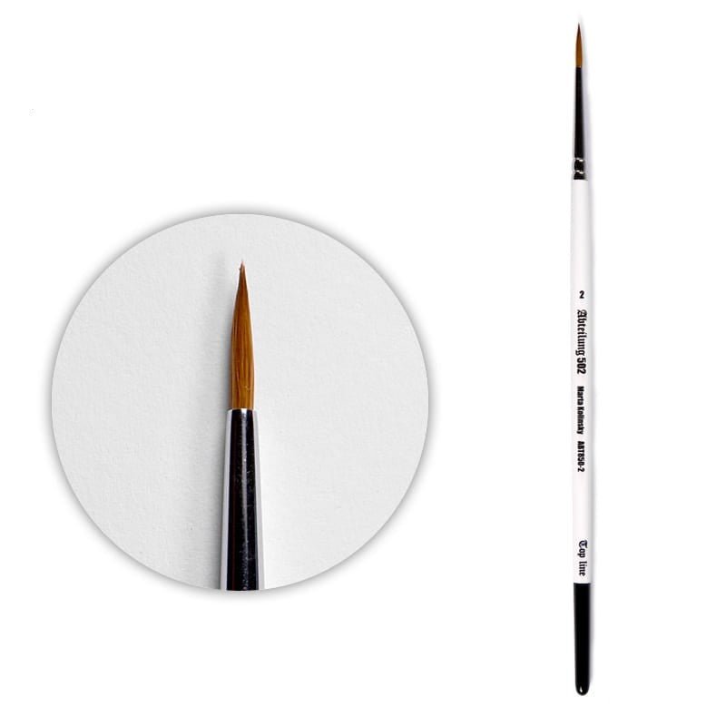 Abteilung 502 TOP LINE Kolinsky Sable Brush 2 modelling brush