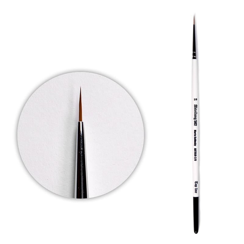 Abteilung 502 TOP LINE Kolinsky Sable Brush 2/0 modelling brush