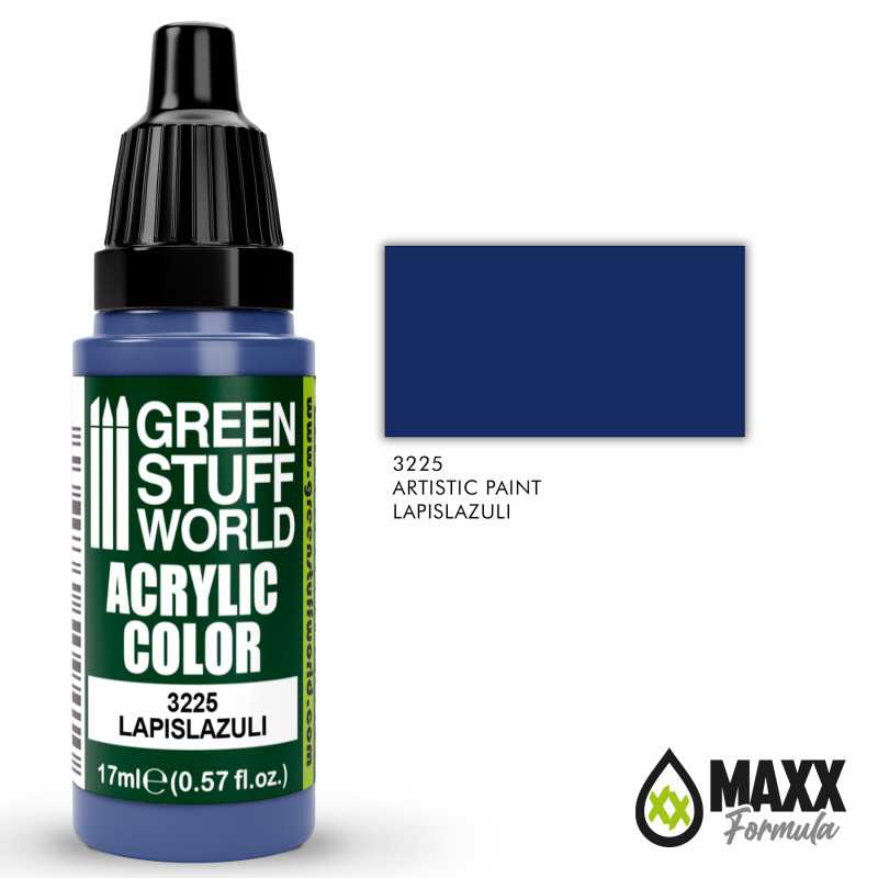 Green Stuff World Acrylic Color Paint - LAPISLAZULI 17ml - Loaded Dice