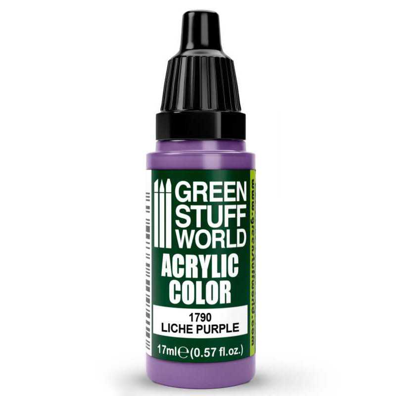 Green Stuff World Acrylic Color Paint - LICHE PURPLE 17ml - Loaded Dice