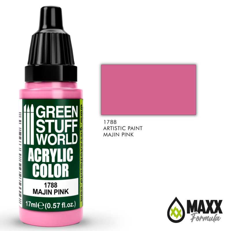 Green Stuff World Acrylic Color Paint - MAJIN PINK 17ml - Loaded Dice