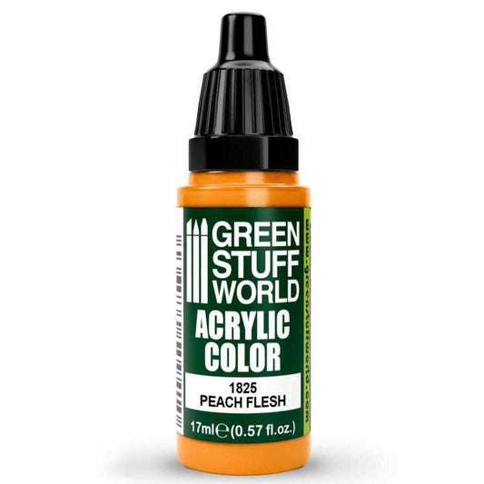 Green Stuff World Acrylic Color Paint - PEACH FLESH 17ml - Loaded Dice