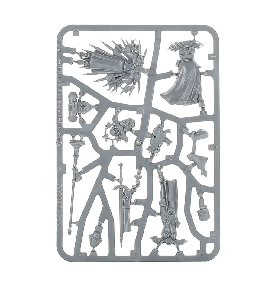 Adepta Sororitas: Imagifier sprue contents - Loaded Dice