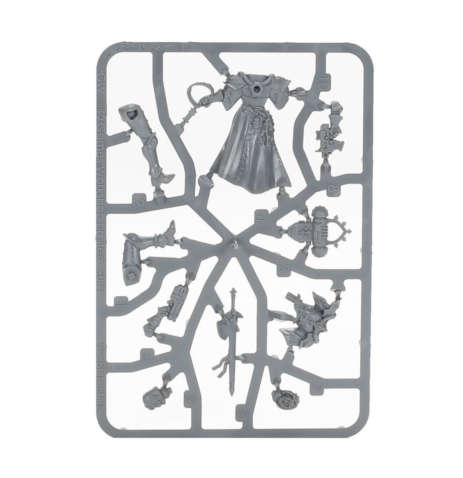 Adepta Sororitas: Palatine sprue contents - Loaded Dice