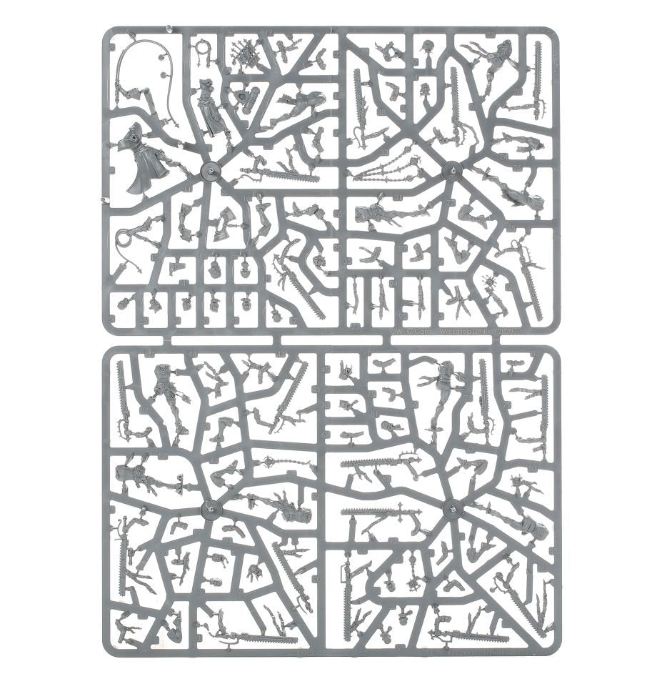 Adepta Sororitas: Repentia Squad sprue contents - Loaded Dice