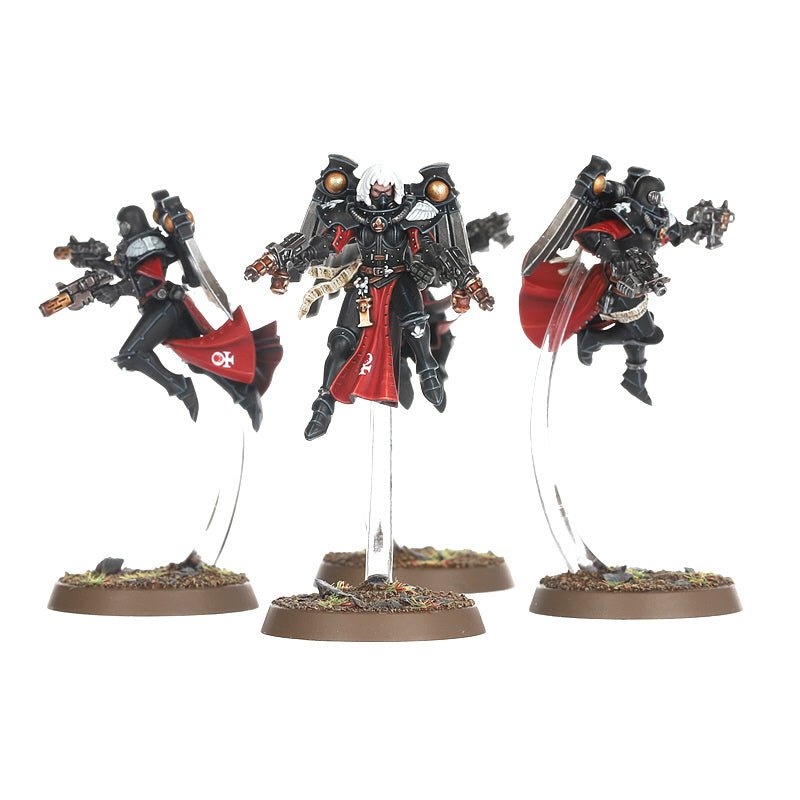 Adepta Sororitas: Seraphim Squad painted miniature - Loaded Dice