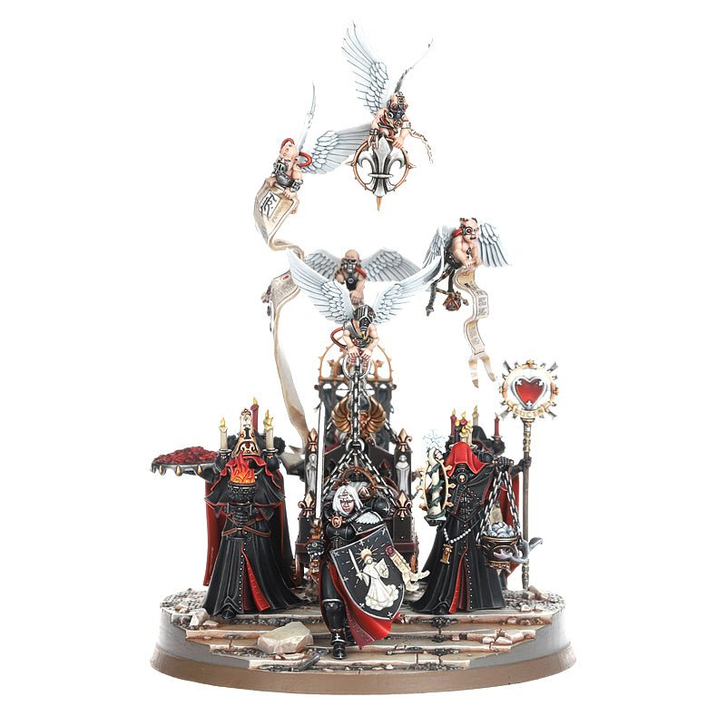 Adepta Sororitas: The Triumph of Saint Katherine painted miniature - Loaded Dice