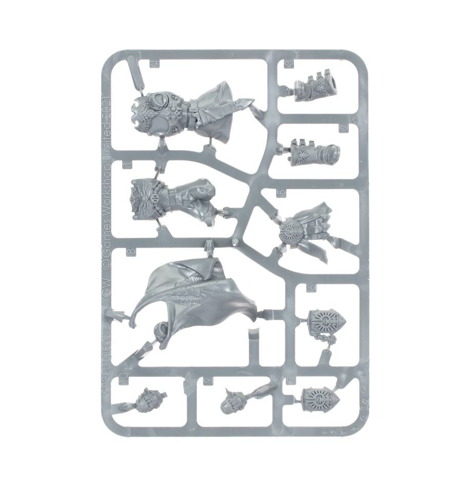 Adeptus Custodes: Blade Champion sprue contents - Loaded Dice