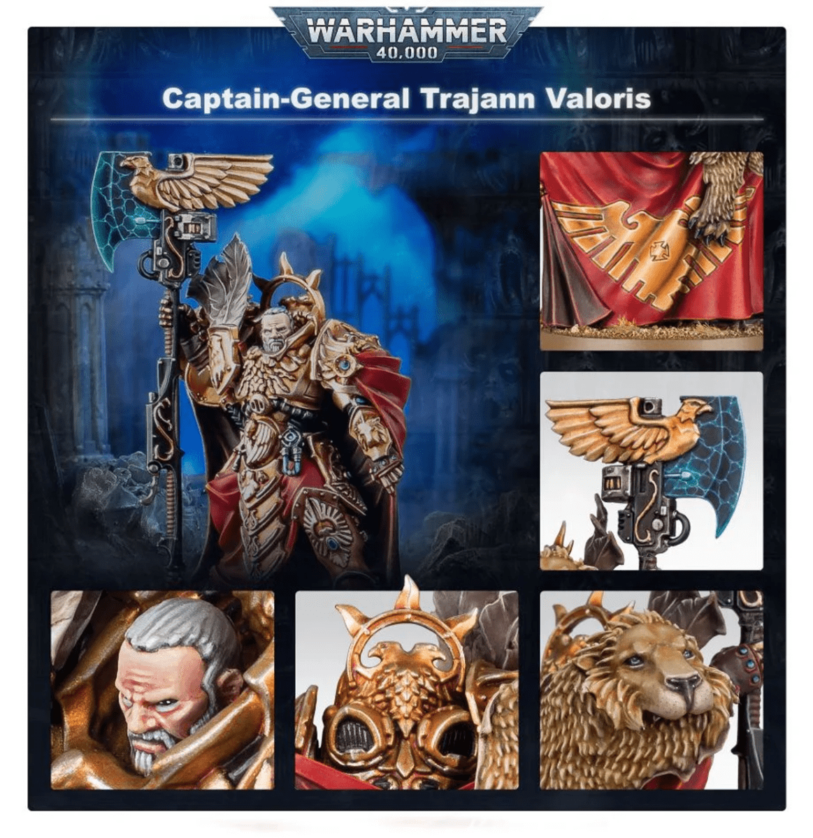 Adeptus Custodes: Trajann Valoris - Loaded Dice