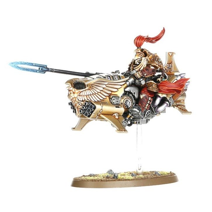 Single painted Vertus Praetor on Dawneagle jetbike on a flying stem, side view