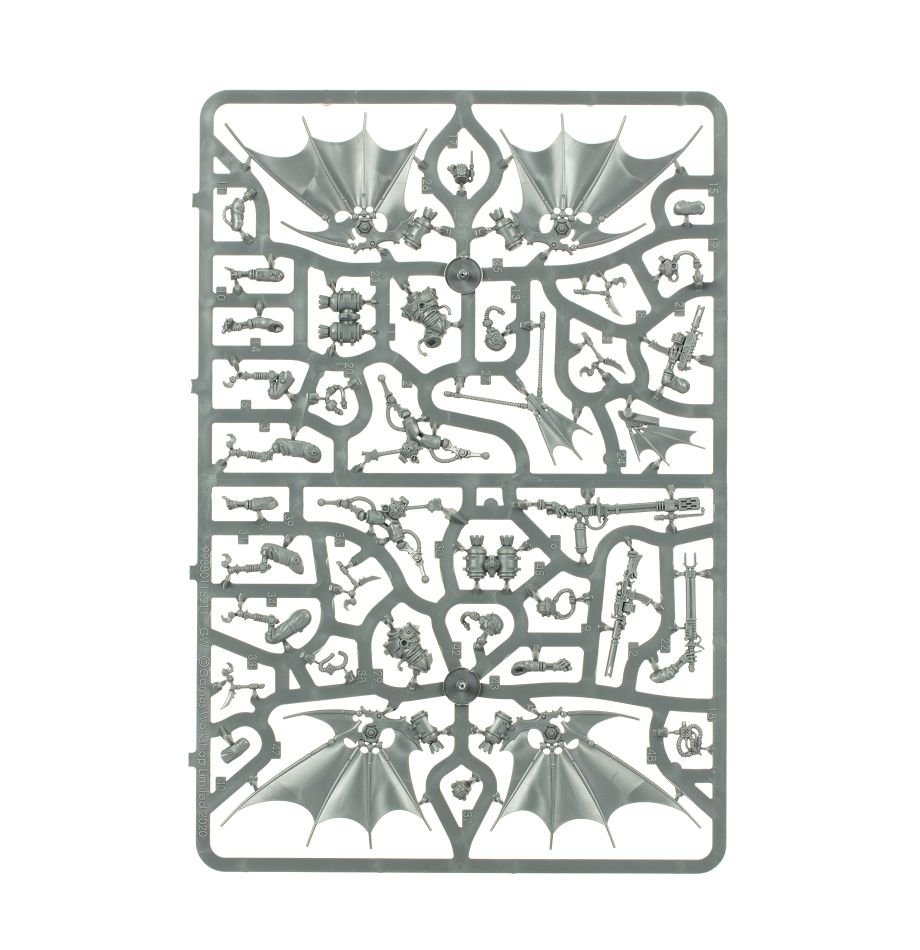 Adeptus Mechanicus: Pteraxii Skystalkers or Sterylizors sprue contents - Loaded Dice