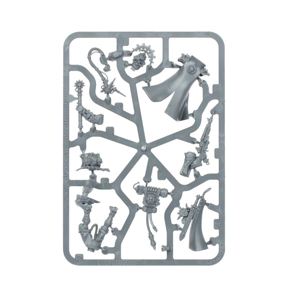 Adeptus Mechanicus: Skitarii Marshall sprue contents - Loaded Dice