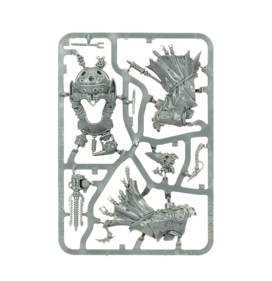 Adeptus Mechanicus: Tech-Priest Manipulus sprue contents - Loaded Dice