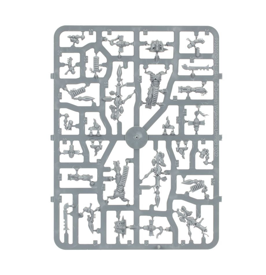 Aeldari: Dark Reapers sprue contents - Loaded Dice