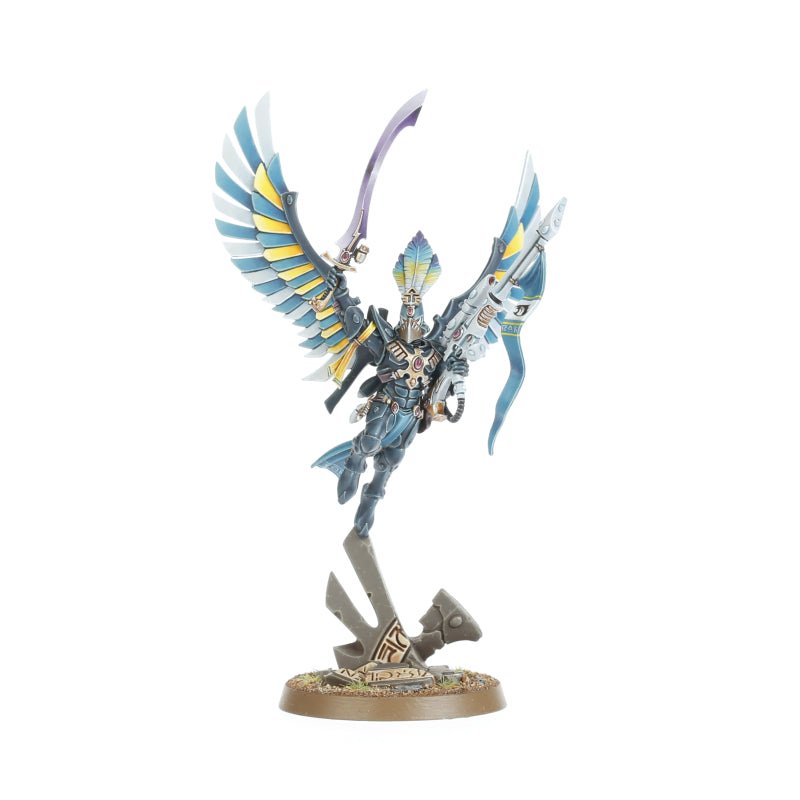 Aeldari: Phoenix Lord Baharroth painted miniature - Loaded Dice