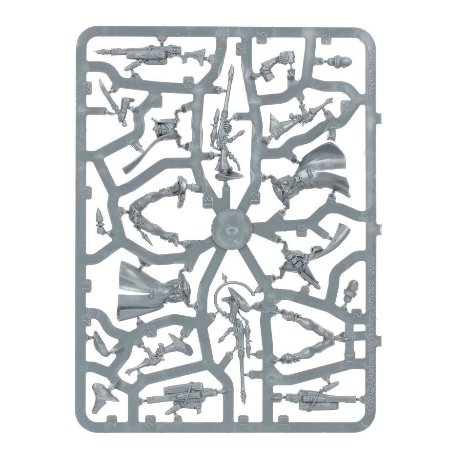 Aeldari: Rangers sprue contents - Loaded Dice