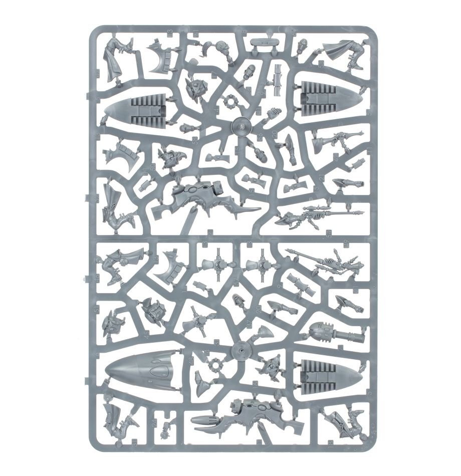 Aeldari: Shroud Runners sprue contents - Loaded Dice