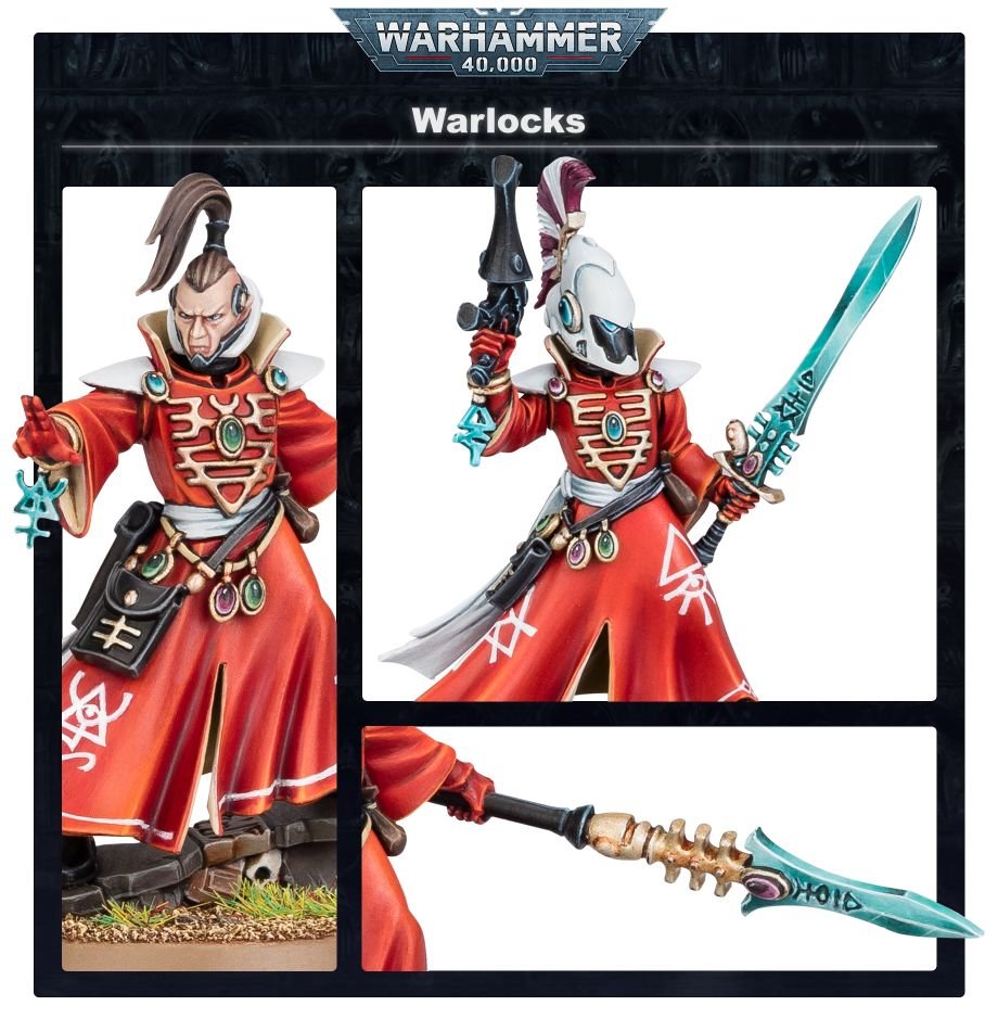 Aeldari: Warlocks model detail - Loaded Dice