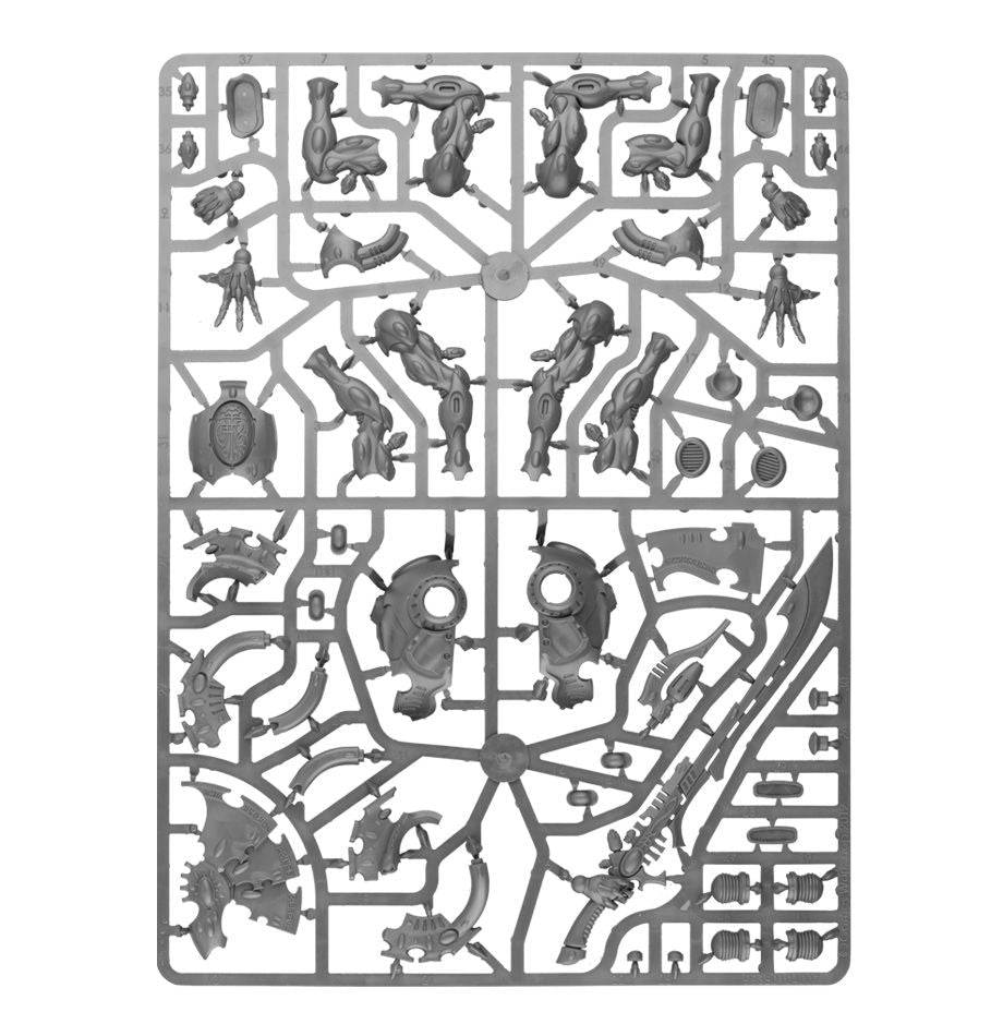 Aeldari: Wraithknight sprue contents - Loaded Dice